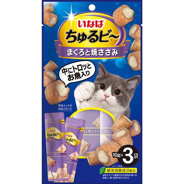 いなば ちゅるビ～ まぐろと焼ささみ 10g×3袋