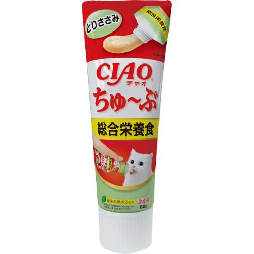 チャオ ちゅ～ぶ 総合栄養食 とりささみ 80g［ちゅーぶ］
