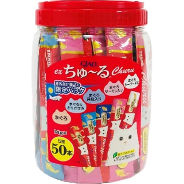 チャオ 猫用 exちゅ～る バラエティ 14g×50本