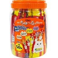 チャオ 猫用 exちゅ～る とりささみバラエティ 14g×50本［ちゅーる］