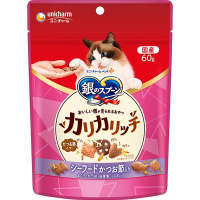 【あす宅】銀のスプーン おいしい顔が見られるおやつ カリカリッチ シーフード かつお節入り 60g