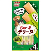 いなば ちゅ～るテリーヌ ささみ＆緑黄色野菜 15g×4本 ［ちゅーる］