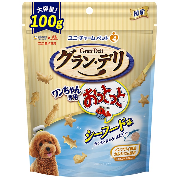 【あす宅】グラン・デリ ワンちゃん専用おっとっと シーフード味 100g