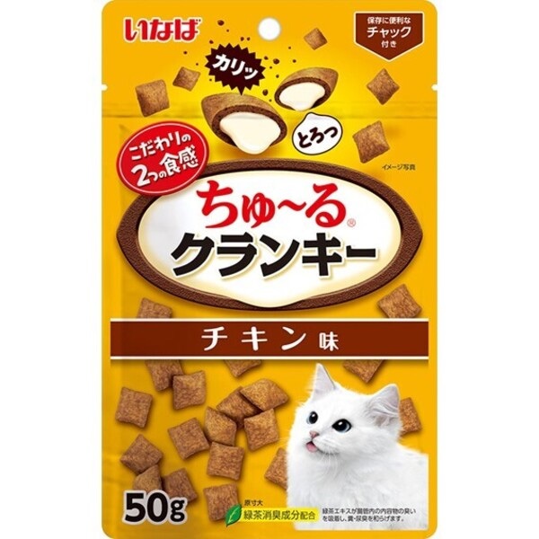 いなば ちゅ～るクランキー チキン味 50g［ちゅーる］