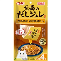チャオ 至高のだしジュレ 徳島県産 阿波尾鶏だし 13g×4コ［ちゅーる］