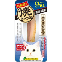 【あす宅】チャオ 焼かつお 高齢猫用 海鮮ほたて味 1本