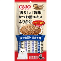 チャオ トッパーまぜて かつお節エキスふりかけ かつお節・ほたて味 3g×4本