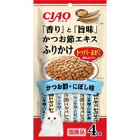 チャオ トッパーまぜて かつお節エキスふりかけ かつお節・にぼし味 3g×4本