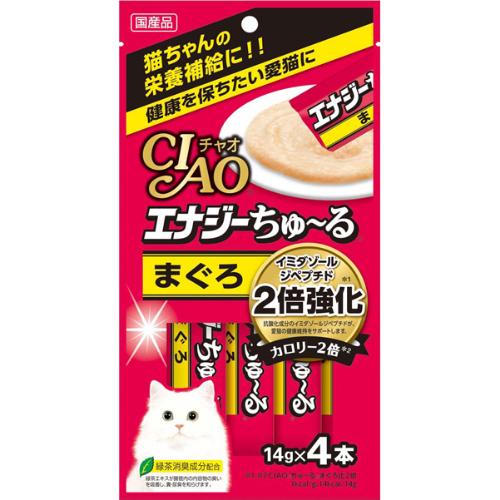 チャオ エナジーちゅ～る まぐろ 14g×4本 [ちゅーる]