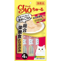 チャオ ちゅ～る 総合栄養食 とりささみ 14g×4本 ［ちゅーる］