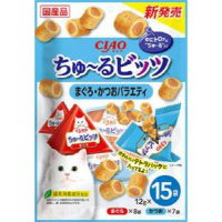 チャオ ちゅ～るビッツ まぐろ・かつおバラエティ 12g×15袋 ［ちゅーる］