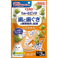 チャオ ちゅ～るビッツ 歯と歯ぐきの健康維持に配慮 とりささみ 12g×3袋 ［ちゅーる］