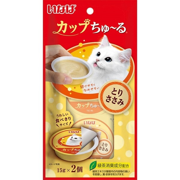 いなば カップちゅ～る とりささみ 15g×2コ［ちゅーる］