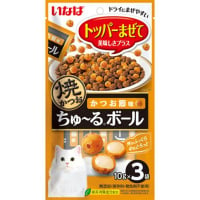 いなば トッパーまぜて 焼かつお ちゅ～るボール かつお節味  10g×3袋 ［ちゅーる］