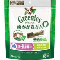 【あす宅】グリニーズ プラス 目の健康維持 超小型犬用［体重2-7kg］ 30本