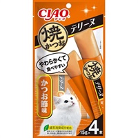 チャオ 焼かつおテリーヌ かつお節味 15g×4本