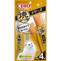 チャオ 焼かつおテリーヌ 本格だし味 15g×4本