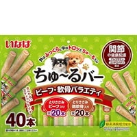 いなば ちゅ～るバー ビーフ・軟骨バラエティ 関節の健康配慮 40本入り［ちゅーる］