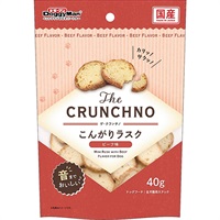 The CRUNCHNO こんがりラスク ビーフ味 40g