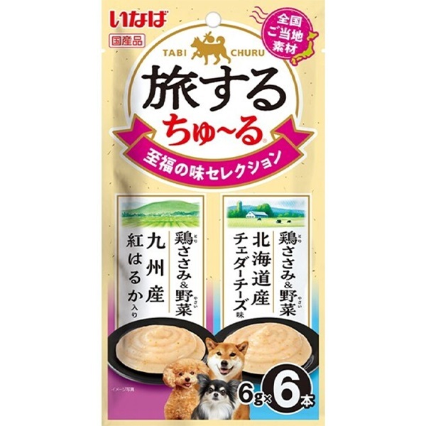 いなば 旅するちゅ～る 至福の味セレクション 6g×6本 ［ちゅーる］