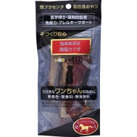 国産無添加 馬プラセンタ配合 無塩カツオ 犬用 35g