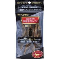 国産無添加 馬プラセンタ配合 無塩宗田カツオ 犬用 40g