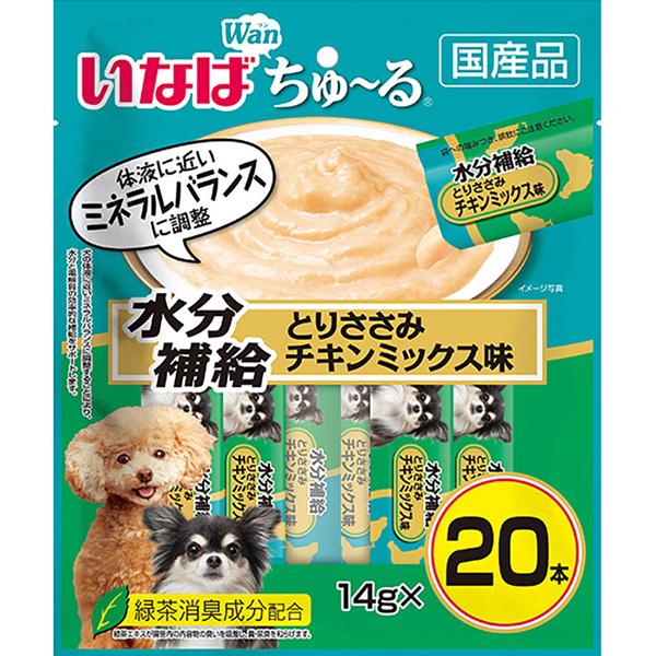 いなば ちゅ～る 犬用 水分補給 とりささみ 14g×20本