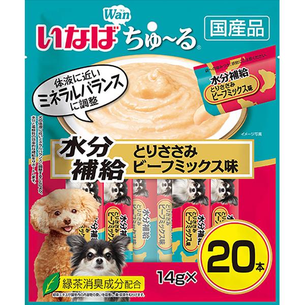 ・ちゅ〜っと出して、なめるだけで簡単に栄養補給。・犬の体液に近いミネラルバランスに調整することにより、水分と電解質の効率的な補給をサポートします。・わんちゃんの好きなビーフミックス味・緑茶消臭成分配合