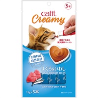 Catit Creamy まぐろ＆いわし 15g×5本