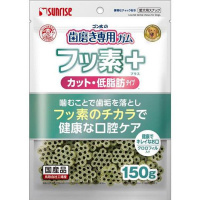 ゴン太の歯磨き専用ガム フッ素プラス カット・低脂肪タイプ クロロフィル入り 150g