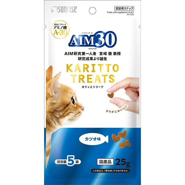AIM30 カリッとトリーツ カツオ味 5g×5袋