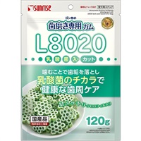 ゴン太の歯磨き専用ガム L8020乳酸菌入り カット クロロフィル入り 120g