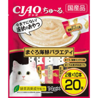チャオ ちゅ～る まぐろ海鮮バラエティ 14g×20本 ［ちゅーる］