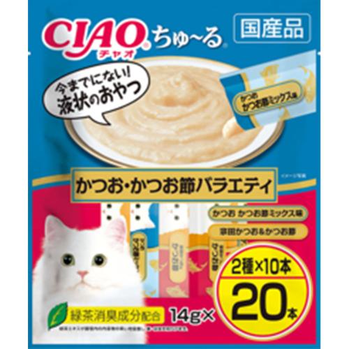 チャオ ちゅ～る かつお・かつお節バラエティ 14g×20本 ［ちゅーる］