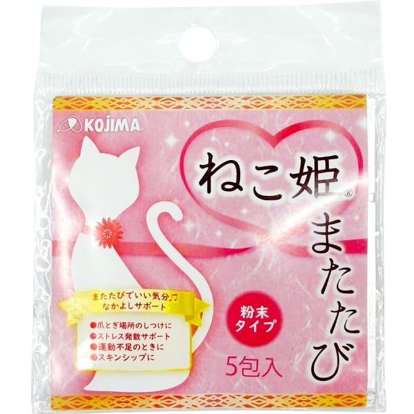 ねこ姫 またたび 粉末タイプ 0.5g×5包入 | ペット用品・フードのコジマ