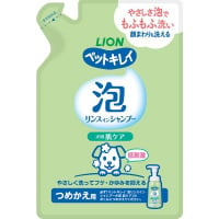 ペットキレイ 泡リンスインシャンプー 犬用 肌ケア つめかえ用 180ml