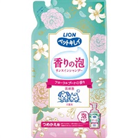 ペットキレイ 香りの泡リンスインシャンプー 犬猫用 フローラルブーケの香り つめかえ用