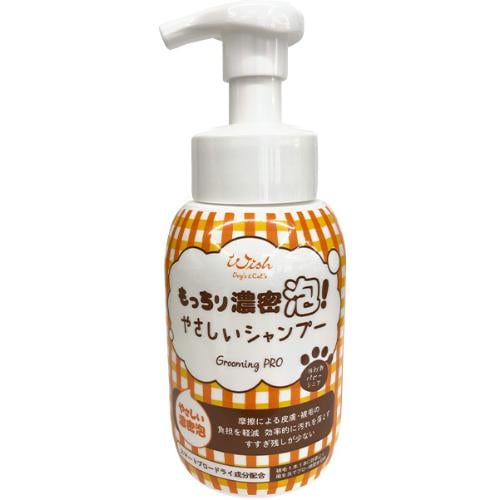 ウィッシュ グルーミングプロ もっちり濃密泡！ やさしいシャンプー 低刺激 パピー＆シニア 300ml