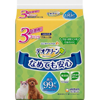 デオクリーン 純水99％ウェットティッシュ つめかえ用 70枚×3コパック