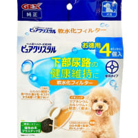 ピュアクリスタル 軟水化フィルター 全円 犬用 4個入