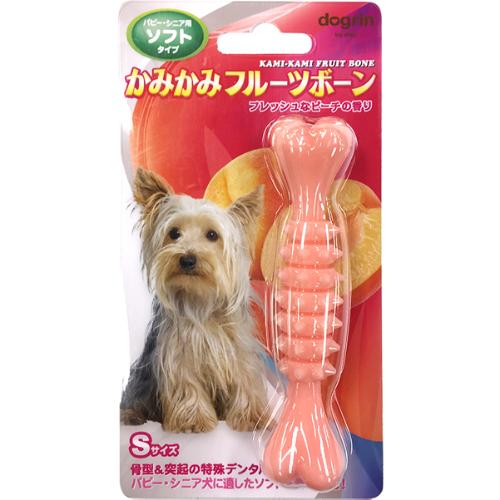 かみかみフルーツボーン パピー＆シニア ピーチ S