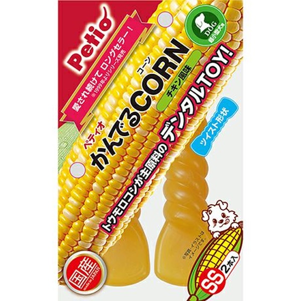 ペティオ かんでるCORN ツイスト チキン風味