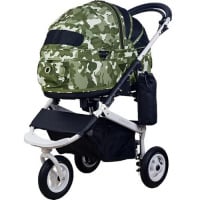 【正規品】エアバギー ～ドッグカート ドーム2 M ベーシックカモ・グリーン［Air Buggy for Dog～DOME2 BASIC CAMO GREEN］