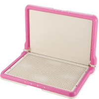 しつけ用ステップ L型トレー ワイド ピンク