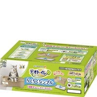 【送料無料】【あす宅】デオトイレ らくらくシンプル 本体セット ライトブラウン
