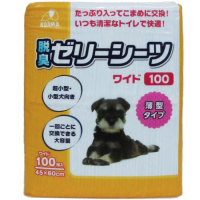 【あす宅】脱臭ゼリーシーツ 薄型タイプ ワイド 100枚