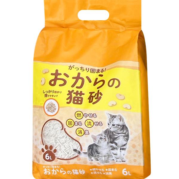 がっちり固まる おからの猫砂 6L