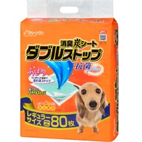 クリーンワン 消臭炭シート ダブルストップ レギュラー 80枚