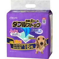 クリーンワン 消臭炭シート ダブルストップ スーパーワイド 16枚