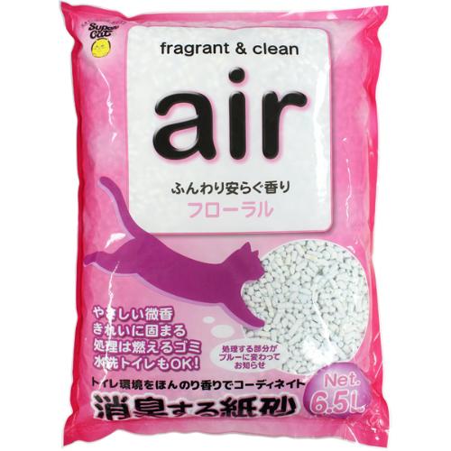 消臭する紙砂 air フローラル 6.5L
